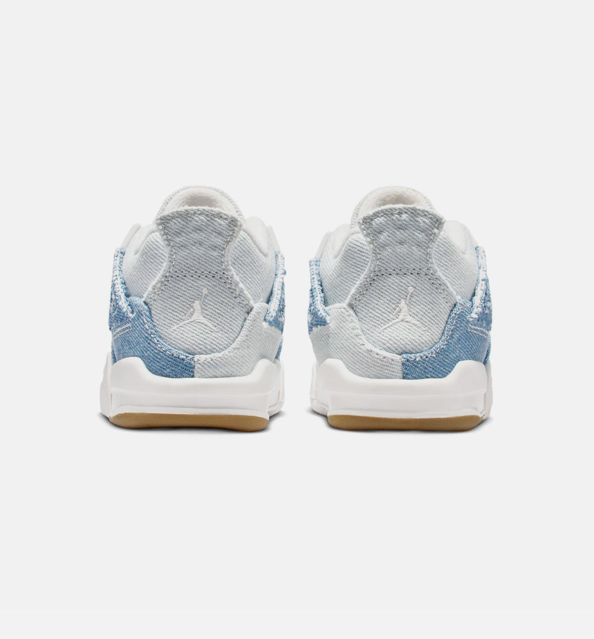 Air Jordan 4 Retro Worn Blue Infant/Toddler - Sail/Worn Blue/Metallic Gold