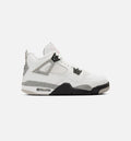 Air Jordan 4 Retro White Cement Grade School - Summit White/Fire Red/Cement Grey/Black