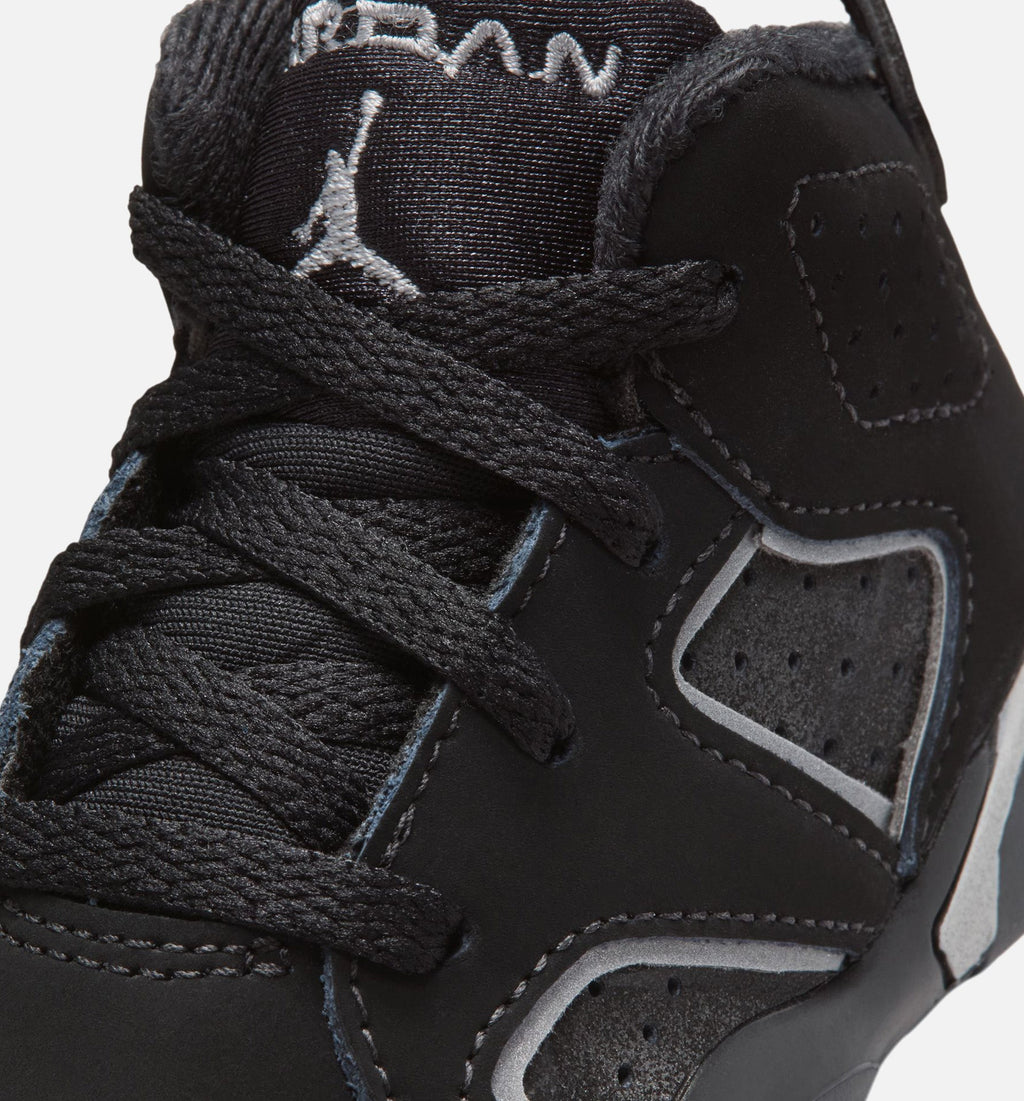 Air Jordan 6 Cap & Gown Infant/Toddler - Black/Reflective Silver