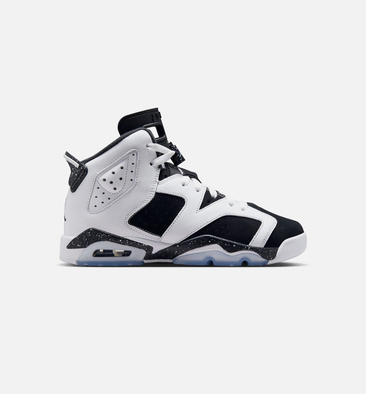 Air Jordan 6 Retro Black and White Grade School - Black/White
