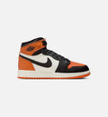 Air Jordan 1 Retro High OG Shattered Backboard Grade School - Black/Sail/Starfish