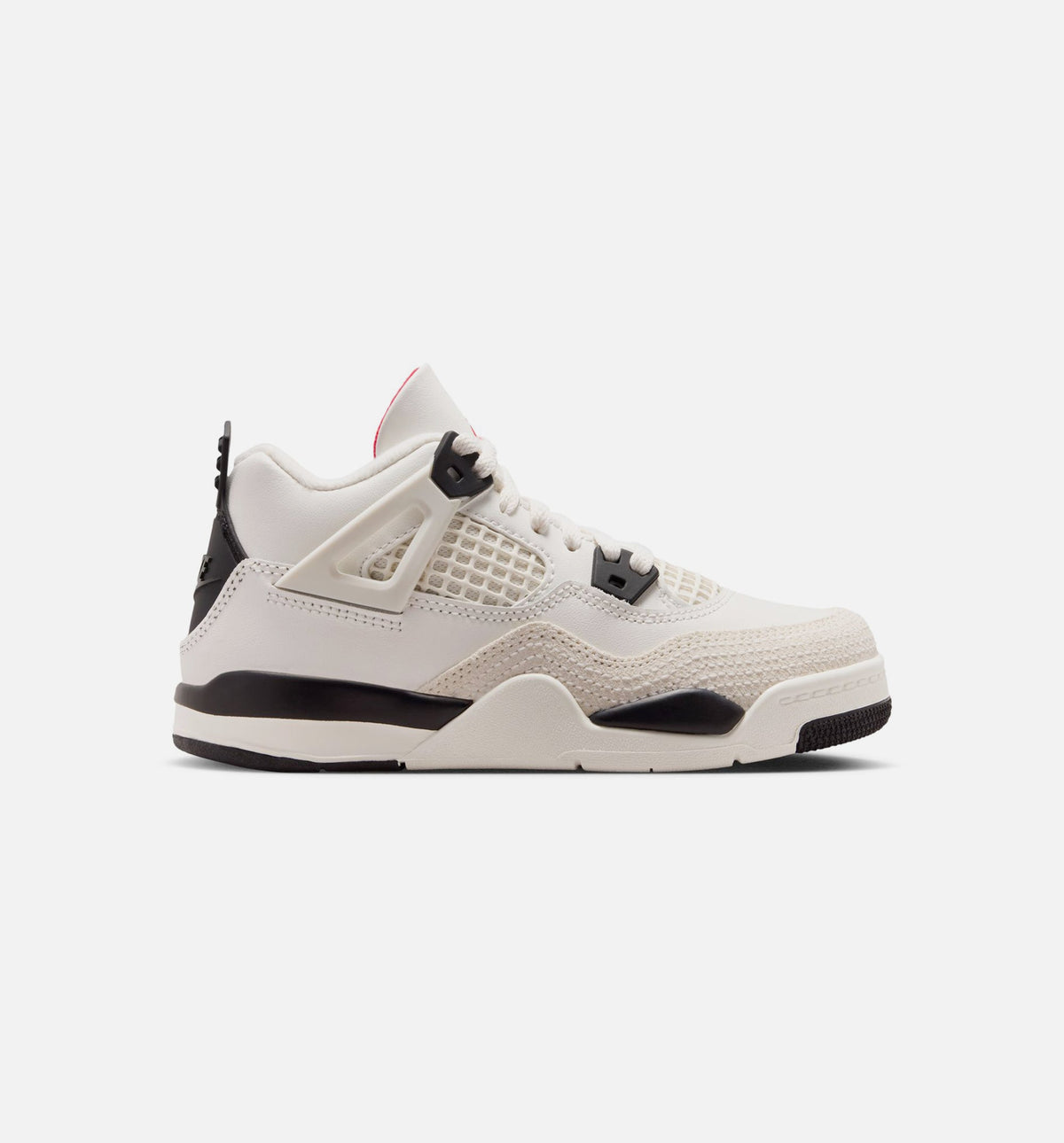 Air Jordan 4 Retro Flight Club Preschool - Sail/Black/University Red