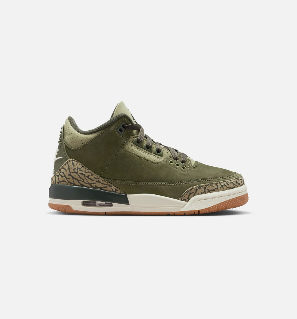Air Jordan 3 Retro Medium Olive Grade School - Medium Olive/Sequoia/Neutral Olive/Sail
