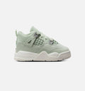 Air Jordan 4 Retro Abundance Infant/Toddler - Seafoam/Sail/Metallic Silver