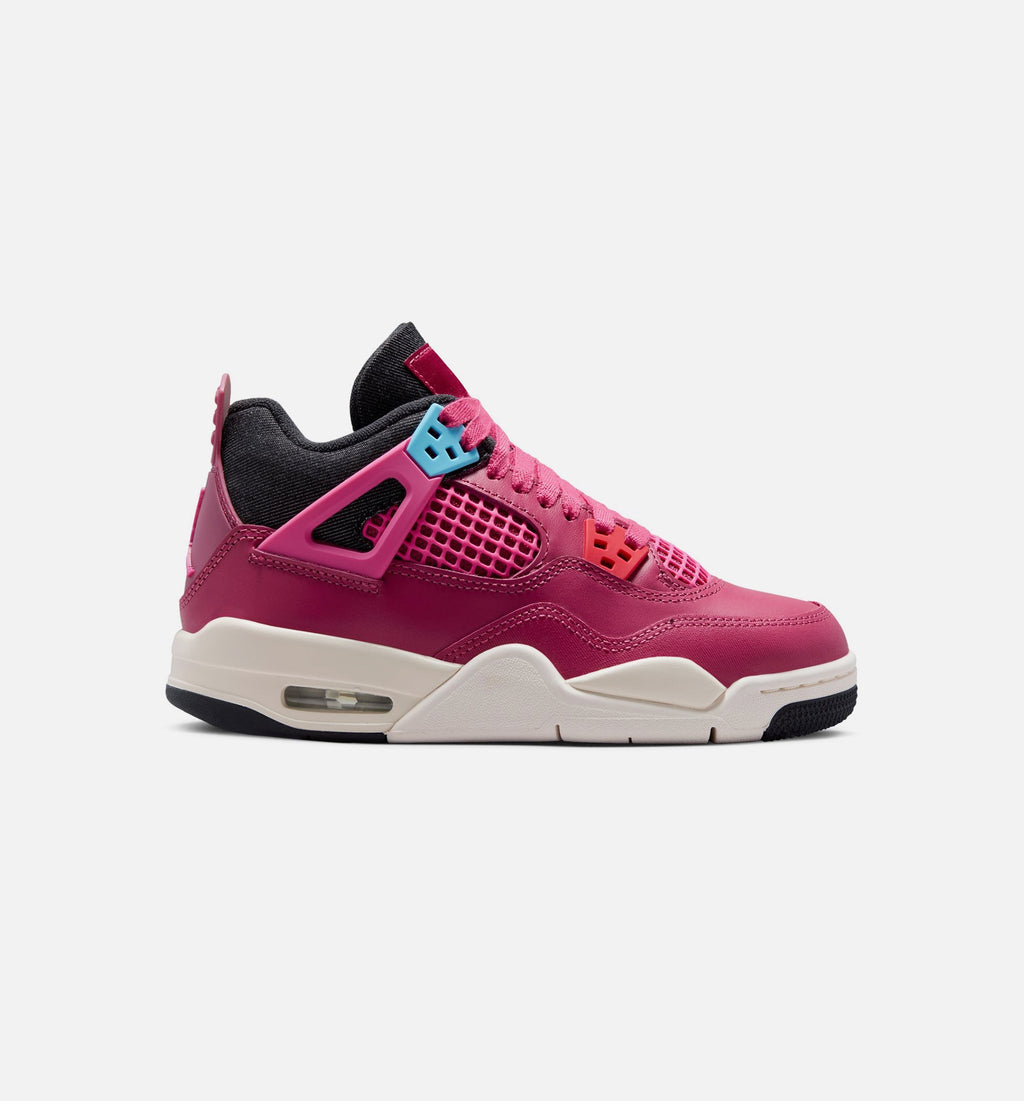 Air Jordan 4 Retro She's A Star Grade School - Sweet Beet/Desert Pink/Off Noir/Chalk