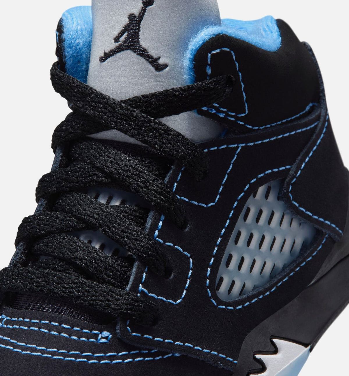Air Jordan 5 Retro Black Carolina Infant/Toddler - Black/University Blue/White