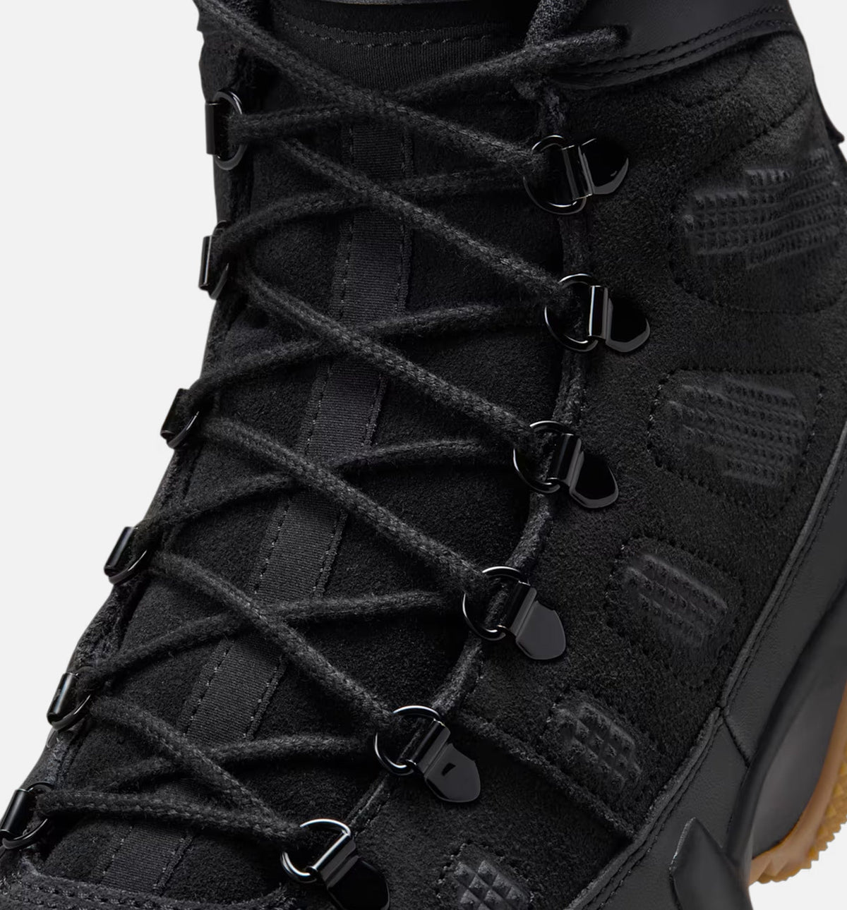 Air Jordan 9 Retro Men's Boot - Black/Gum Light Brown