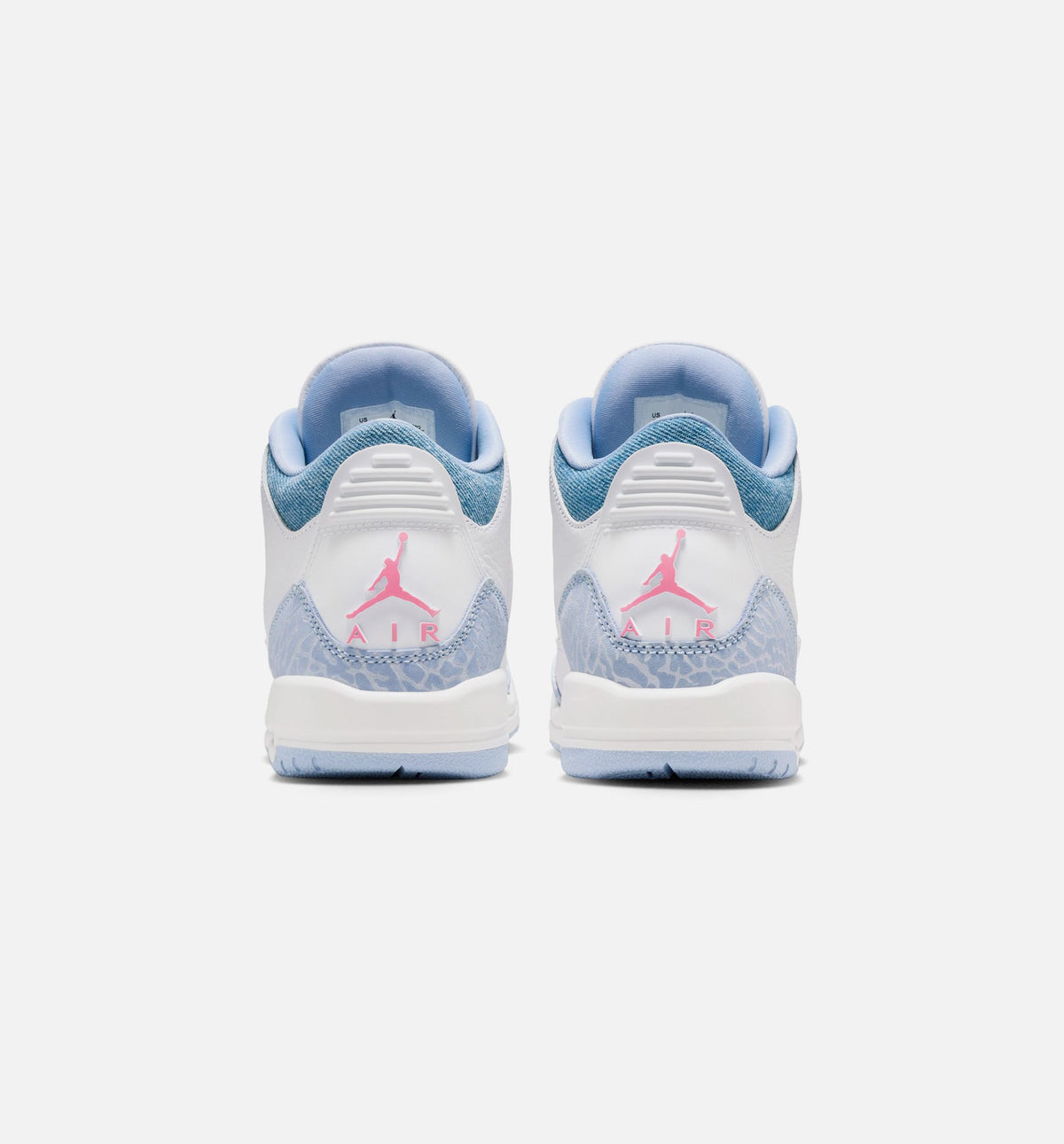 Air Jordan 3 Retro Cobalt Bliss Grade School - White/Cobalt Bliss/Football Grey/Pink Glow