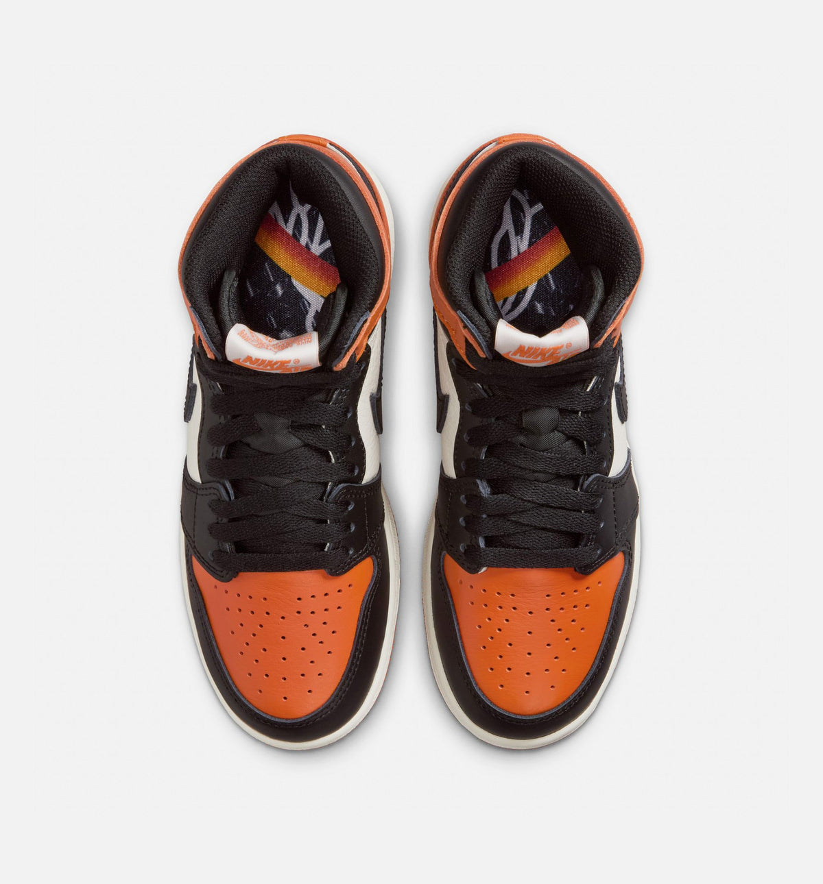 Air Jordan 1 Retro High OG Shattered Backboard Grade School - Black/Sail/Starfish