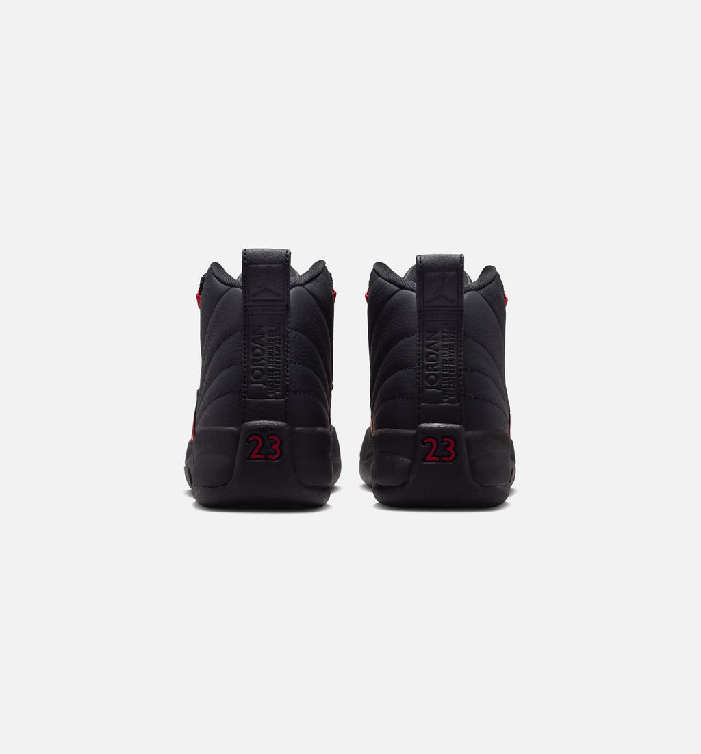 Air Jordan 12 Retro Bloodline Grade School - Black/Varsity Red