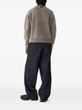 TOMBOY round neck striped knit sweater