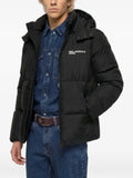 Karl Lagerfeld Jeans logo-print hooded puffer padded jacket