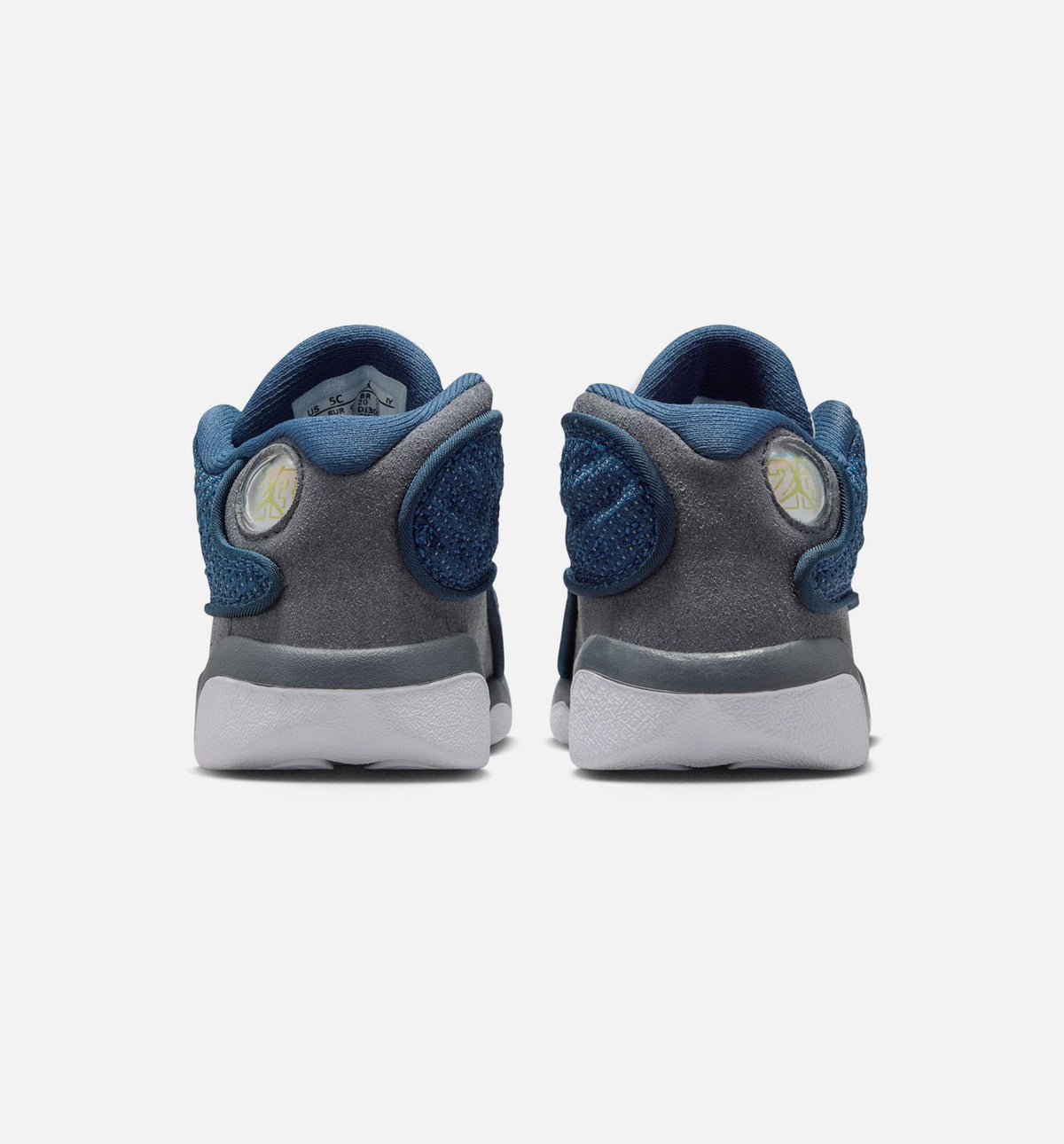 Air Jordan 13 Retro Navy and Flint Grey Infant/Toddler - Navy/University Blue/Flint Grey/White