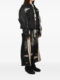 RRR123 Trappist striped trucker jacket
