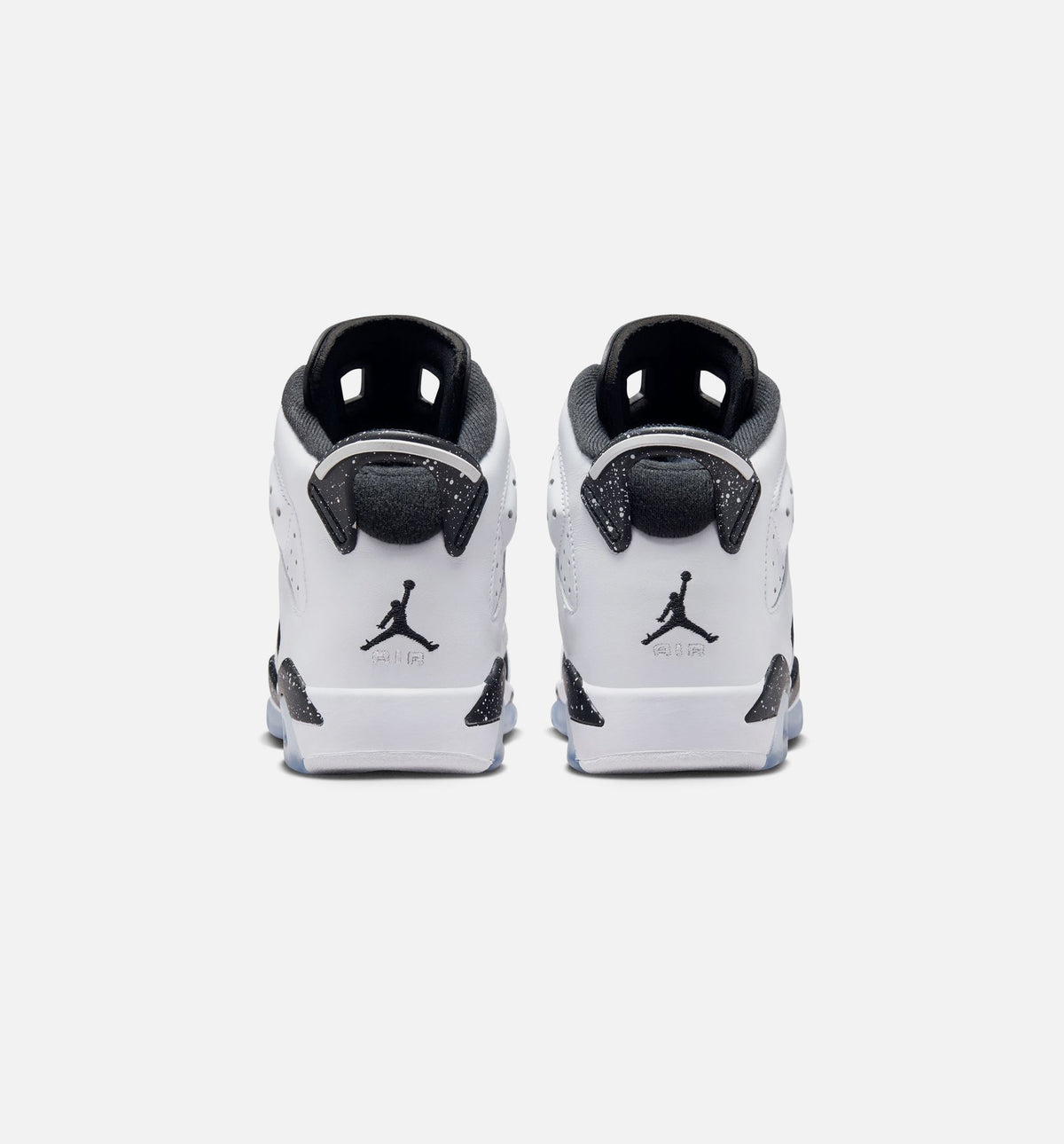 Air Jordan 6 Retro Black and White Grade School - Black/White