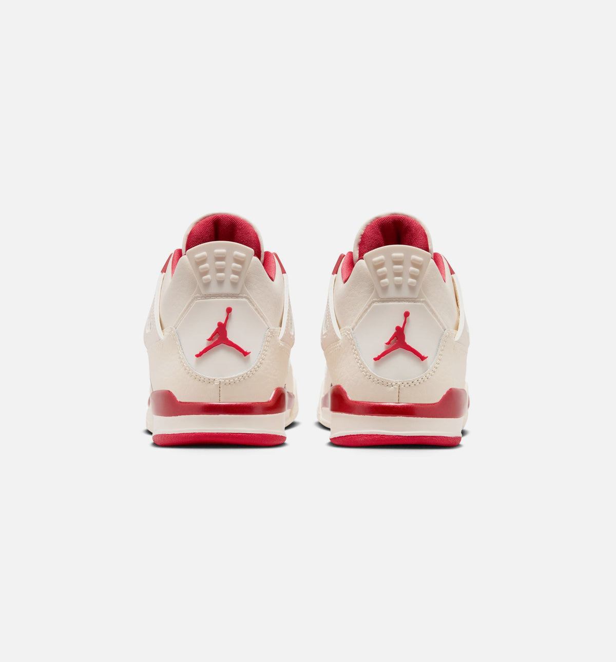 Air Jordan 4 Retro Valentine's Day Preschool - Pale Ivory/Sierra Red/Tough Red