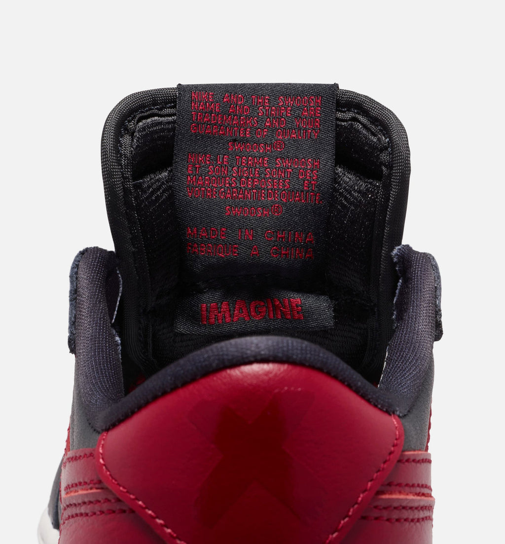 Air Jordan 1 Retro Low OG Banned Grade School - Black/Varsity Red/Summit White