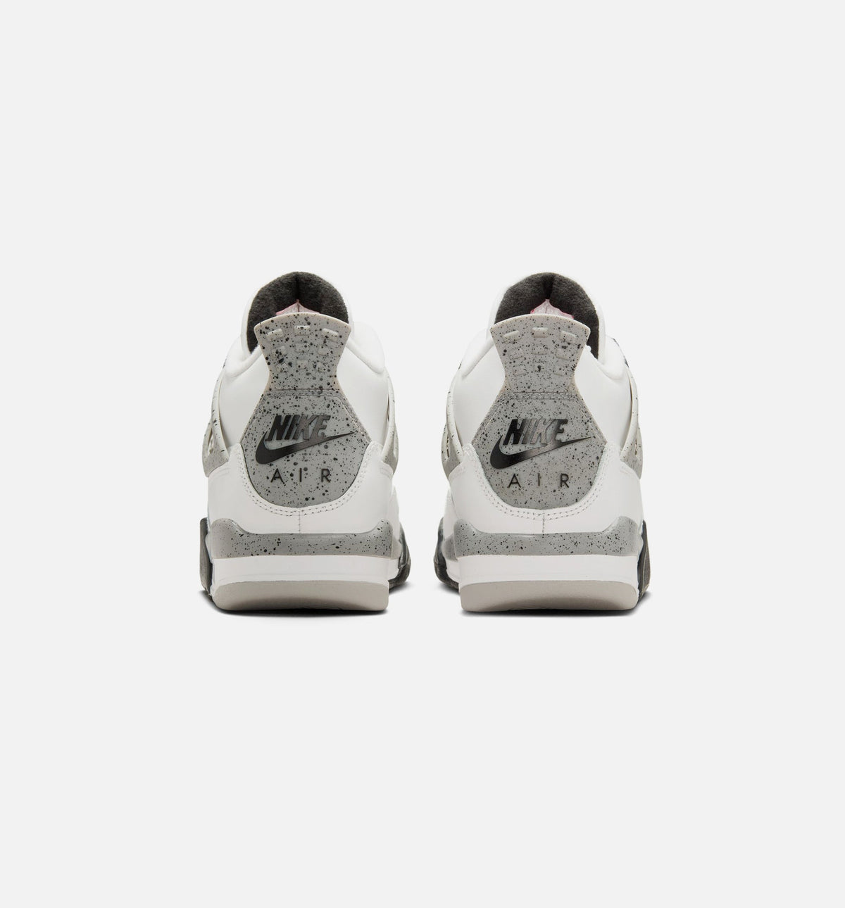 Air Jordan 4 Retro White Cement Grade School - Summit White/Fire Red/Cement Grey/Black