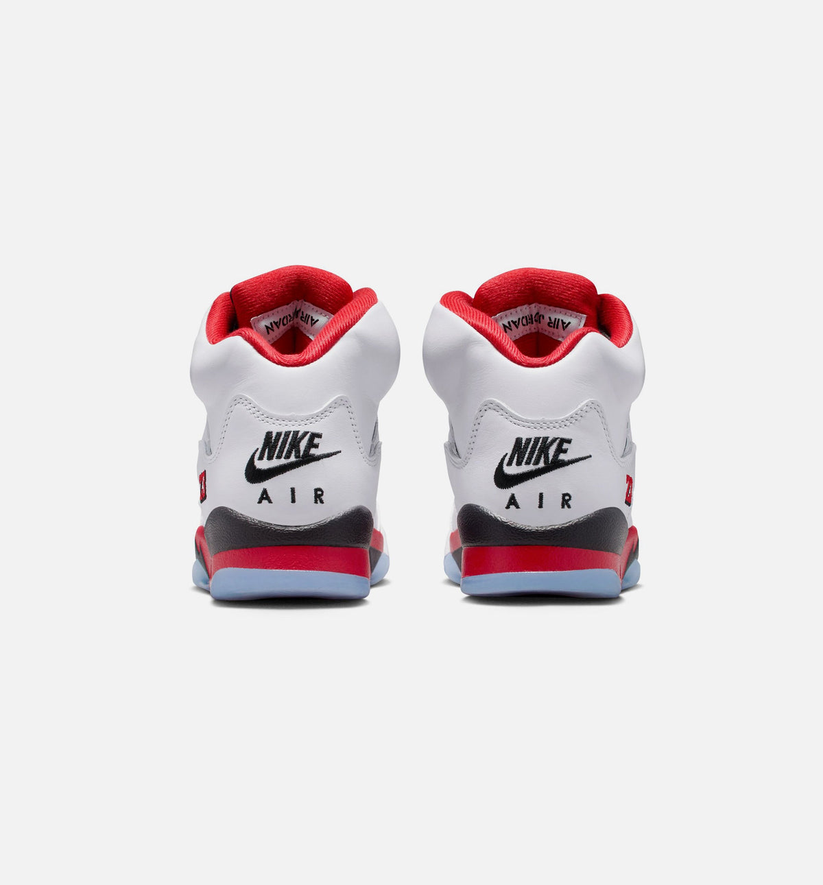 Air Jordan 5 Retro Fire Red Grade School - White/Fire Red/Black