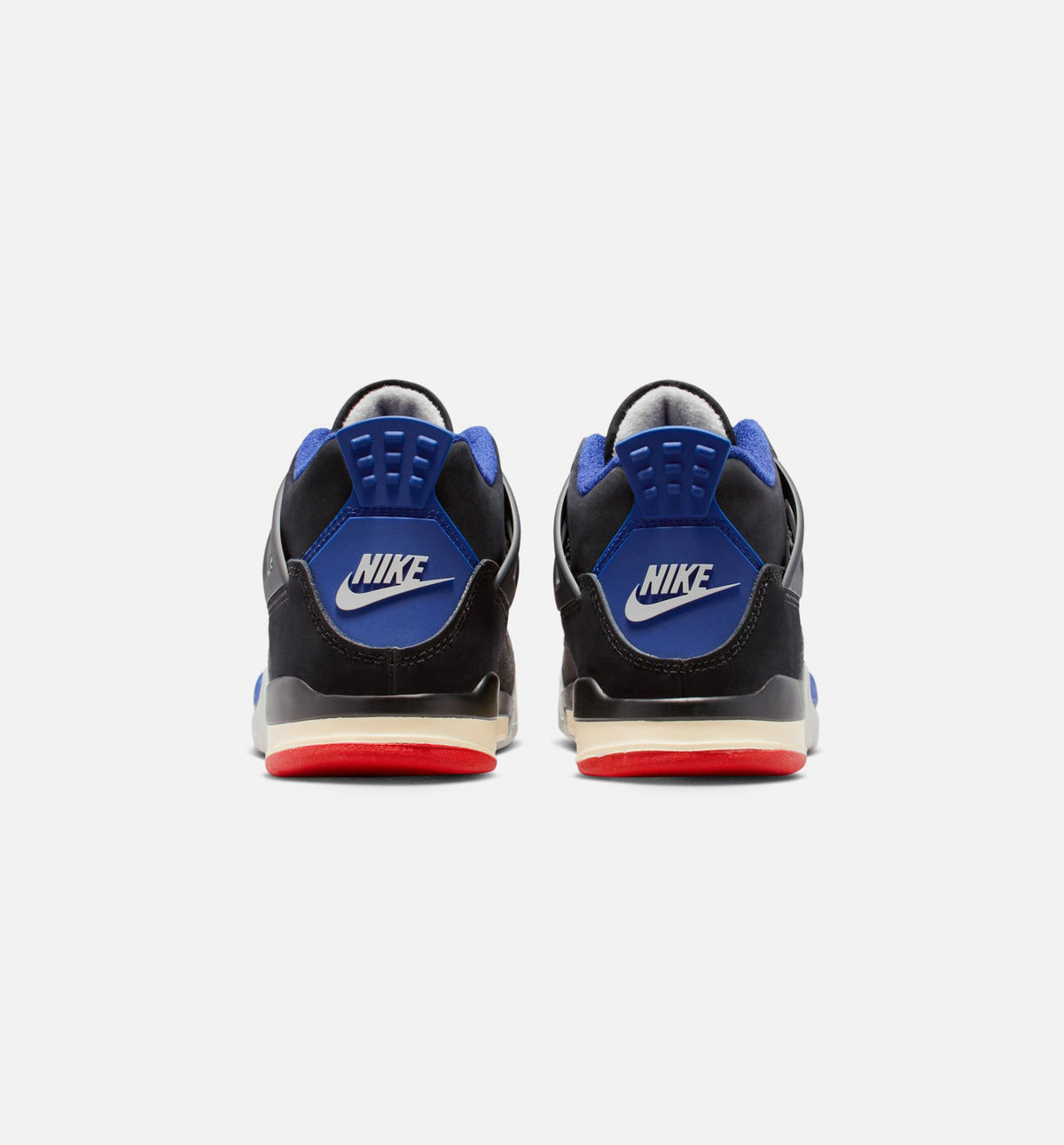Air Jordan 4 Retro Rare Air Preschool - Black/Fire Red/Deep Royal Blue