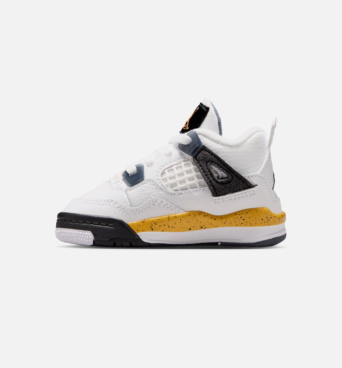 Air Jordan 4 Retro Rare Air Tour Yellow Infant/Toddler - White/Dark Blue Grey/Black/Tour Yellow