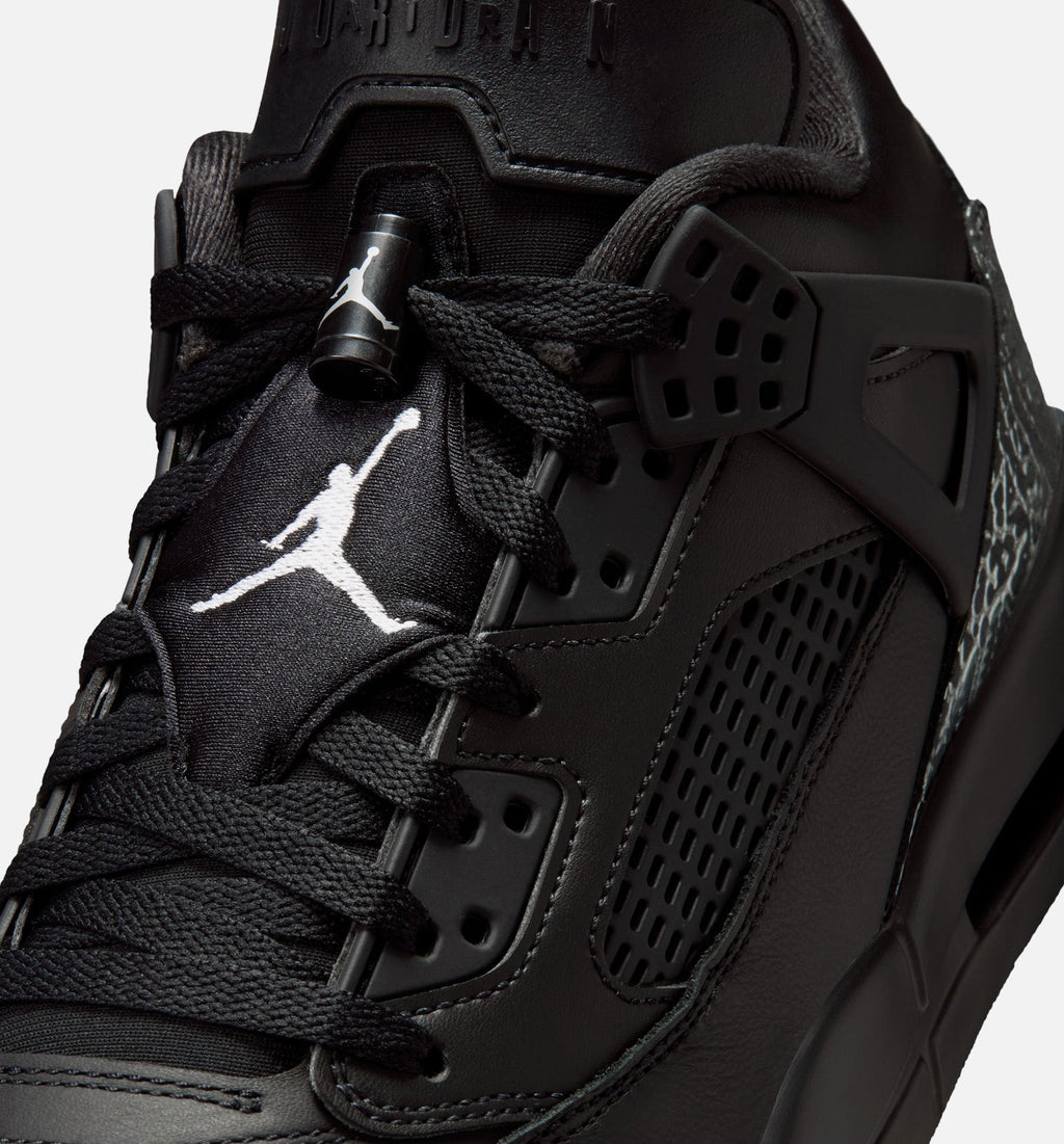 Spizike Low Men's Basketball Shoe - Black/Metallic Silver