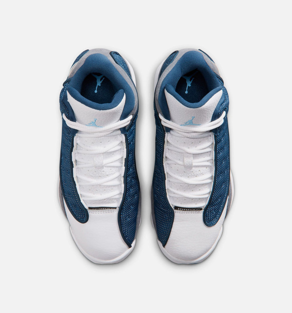 Air Jordan 13 Retro Navy and Flint Grey Grade School - Navy/University Blue/Flint Grey/White