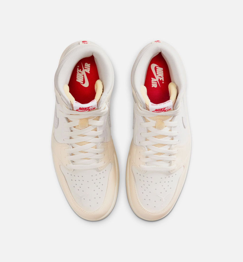 Air Jordan 1 Retro High OG Men's Lifestyle Shoe - Sail/University Red/Pale Ivory/Coconut Milk/Phantom