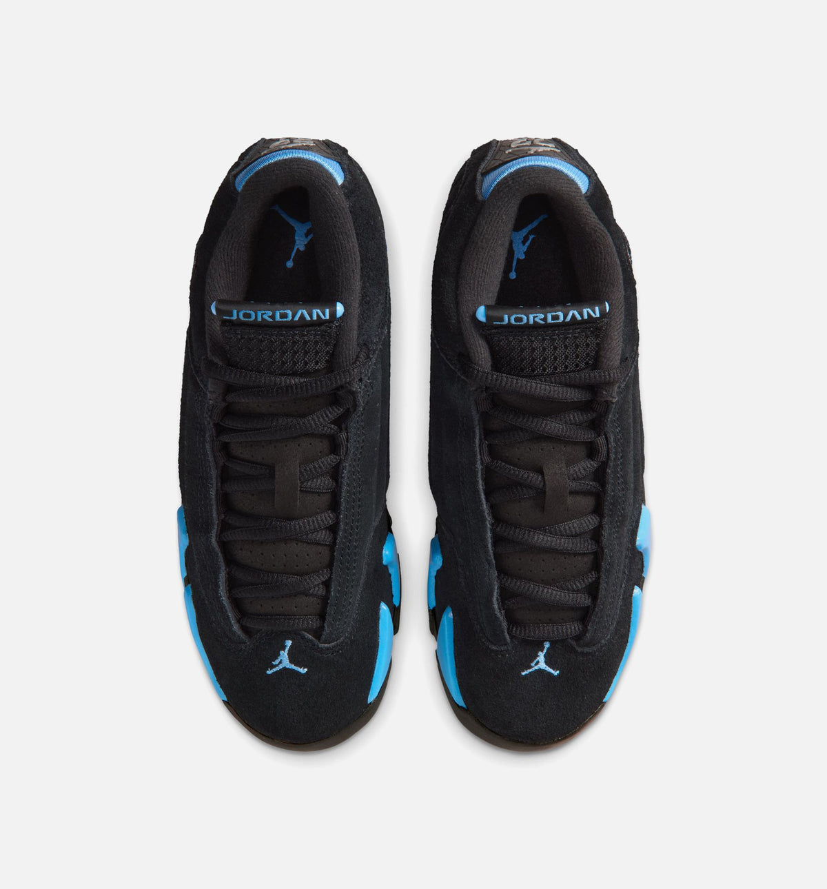 Air Jordan 14 Retro Black University Blue Grade School - Black/White/University Blue