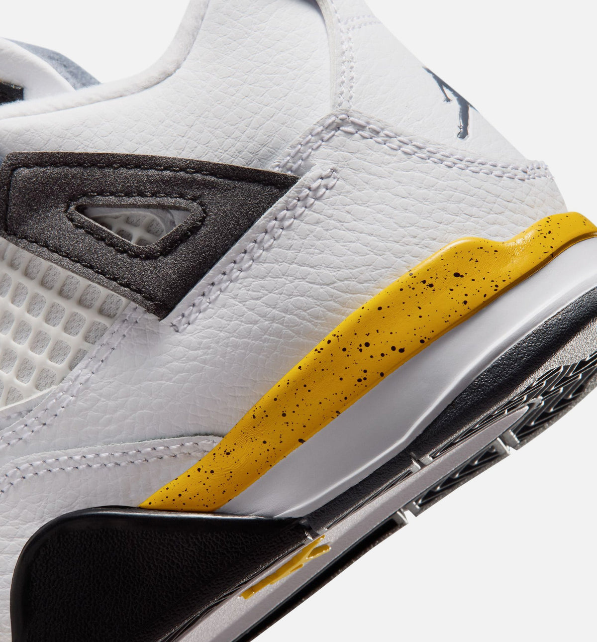 Air Jordan 4 Retro Rare Air Tour Yellow Preschool - White/Dark Blue Grey/Black/Tour Yellow