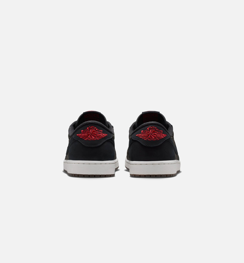Air Jordan 1 Retro Low OG Laser Men's Lifestyle Shoe - Black/Varsity Red/Summit White