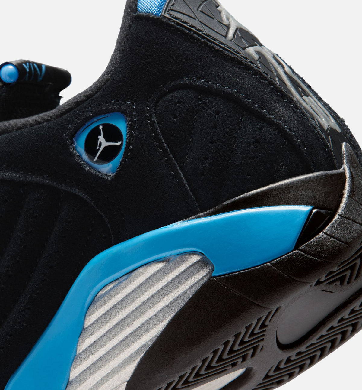 Air Jordan 14 Retro Black University Blue Grade School - Black/White/University Blue
