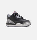 Air Jordan 3 Retro Black Cement Infant/Toddler - Black/Fire Red/Cement Grey/Summit White