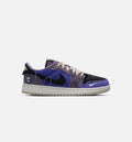 Air Jordan 1 Low OG Grade School - Regency Purple/Vapor Green/Black/Dark Raisin