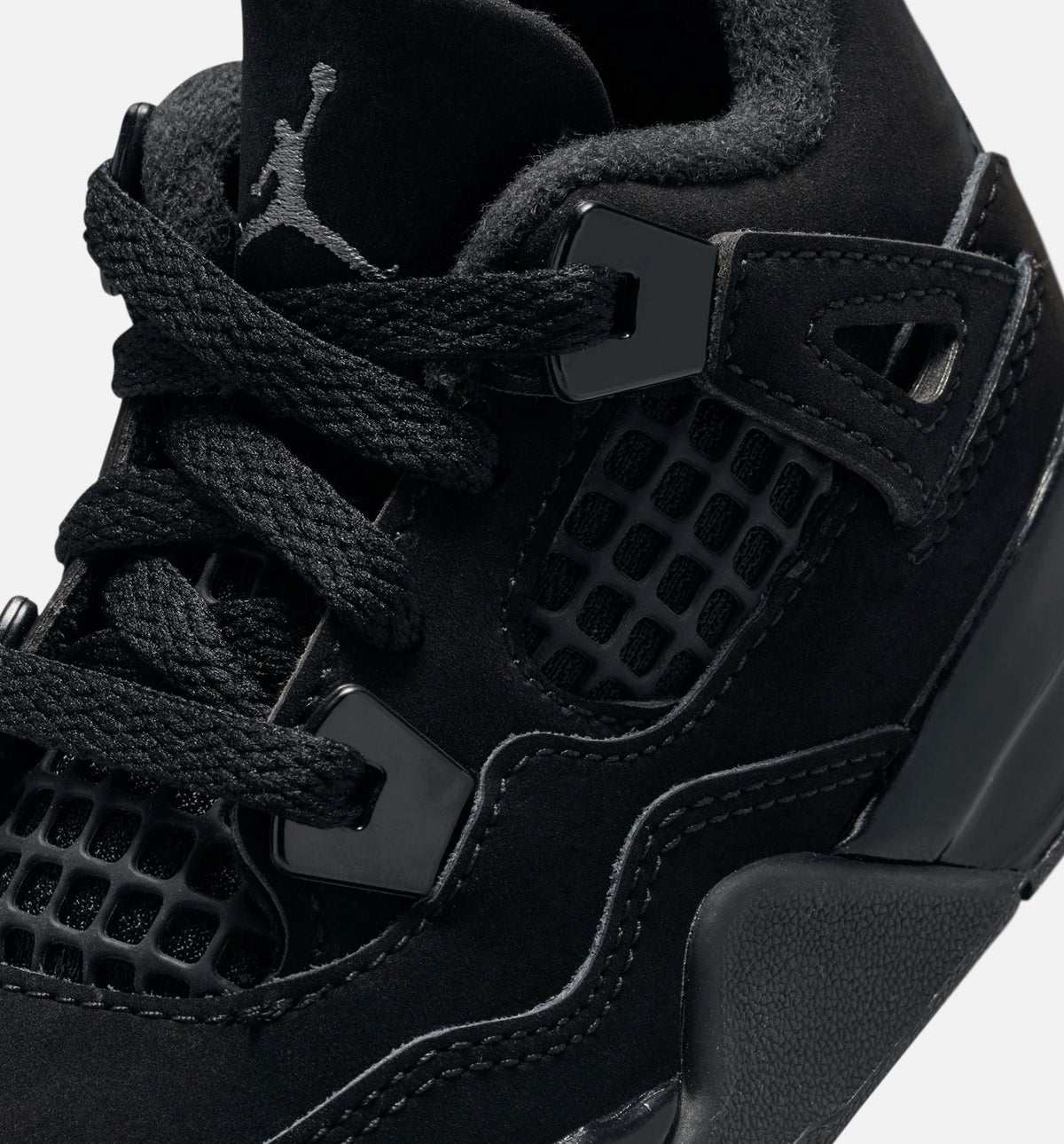 Air Jordan 4 Retro Black Cat Infant/Toddler - Black/Light Graphite