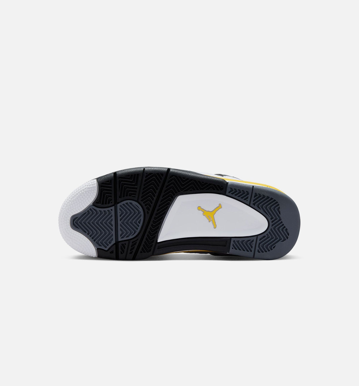 Air Jordan 4 Retro Rare Air Tour Yellow Grade School - White/Dark Blue Grey/Black/Tour Yellow