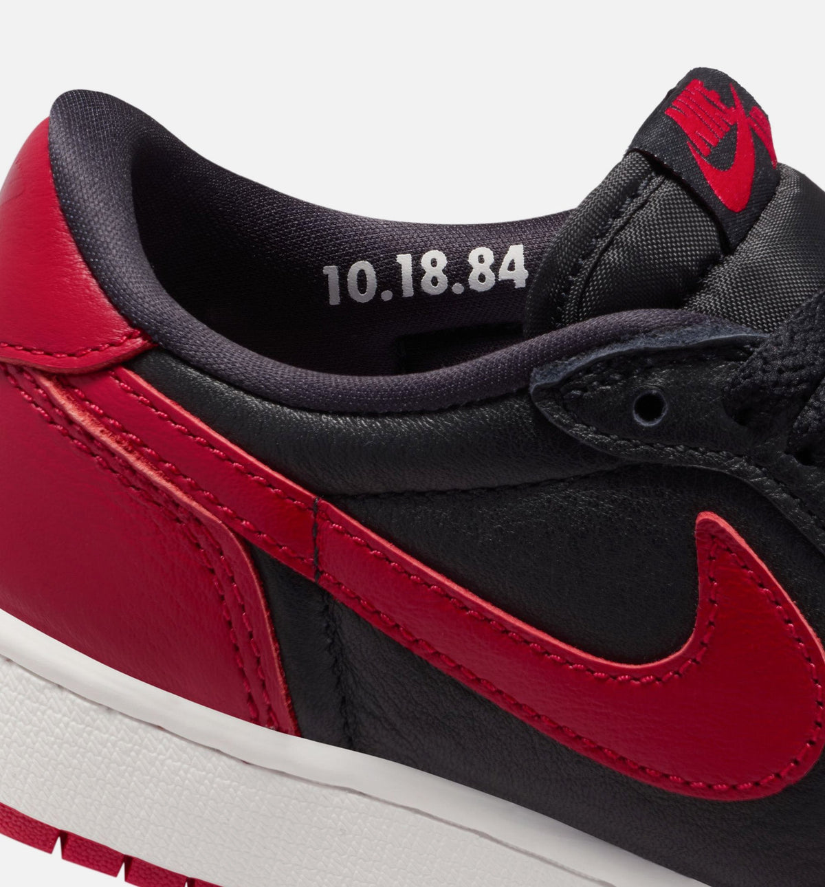 Air Jordan 1 Retro Low OG Banned Grade School - Black/Varsity Red/Summit White