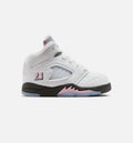 Air Jordan 5 Retro Medium Soft Pink Infant/Toddler - White/Black/Medium Soft Pink
