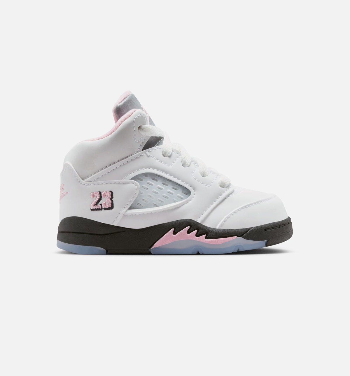 Air Jordan 5 Retro Medium Soft Pink Infant/Toddler - White/Black/Medium Soft Pink