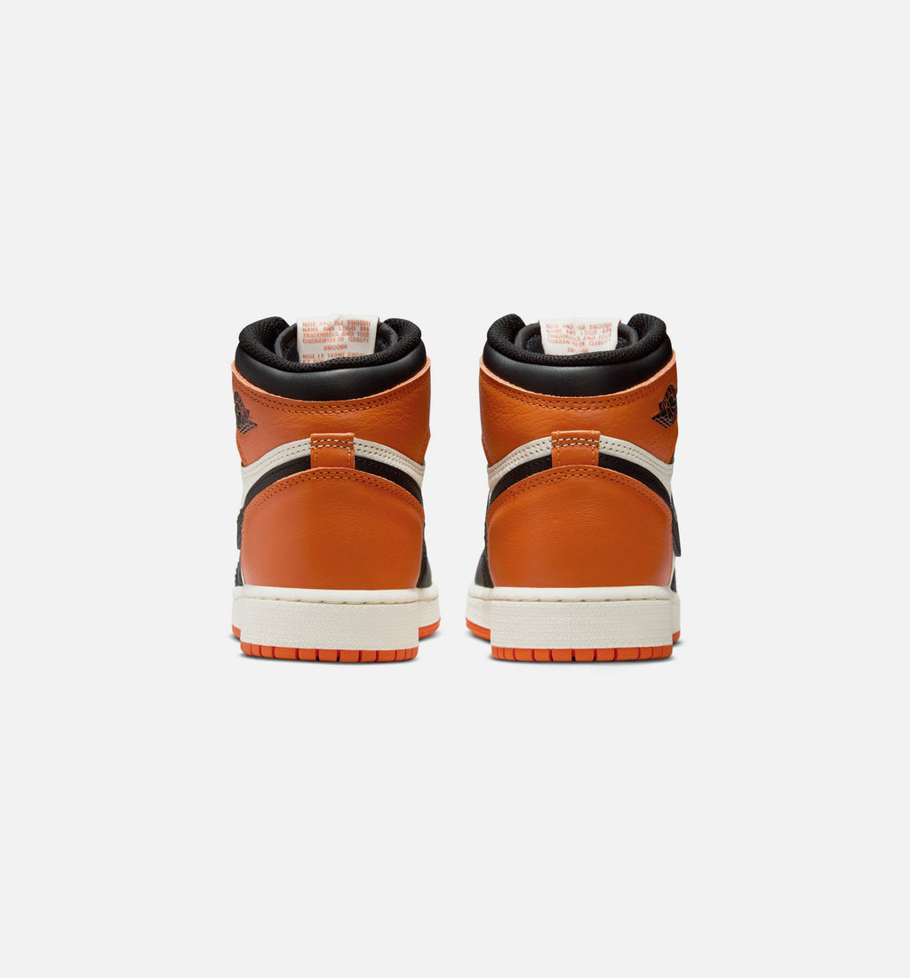 Air Jordan 1 Retro High OG Shattered Backboard Grade School - Black/Sail/Starfish