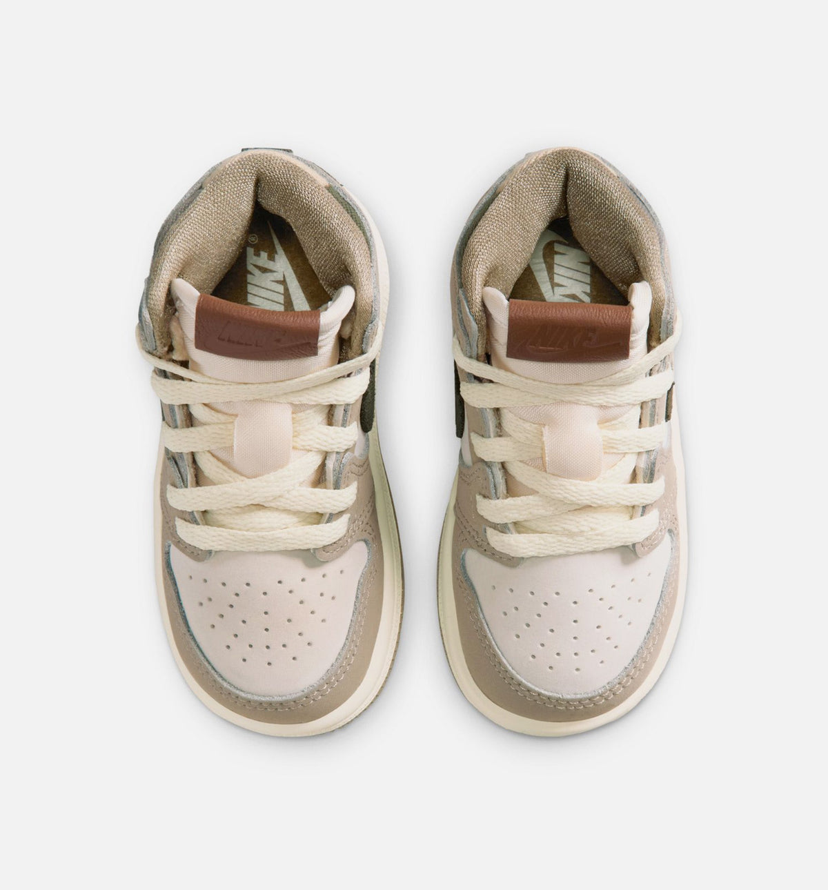 Air Jordan 1 Retro High OG Infant/Toddler - Khaki/Sail/Coconut Milk/Cargo Khaki