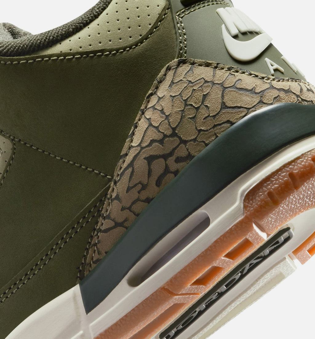Air Jordan 3 Retro Medium Olive Grade School - Medium Olive/Sequoia/Neutral Olive/Sail