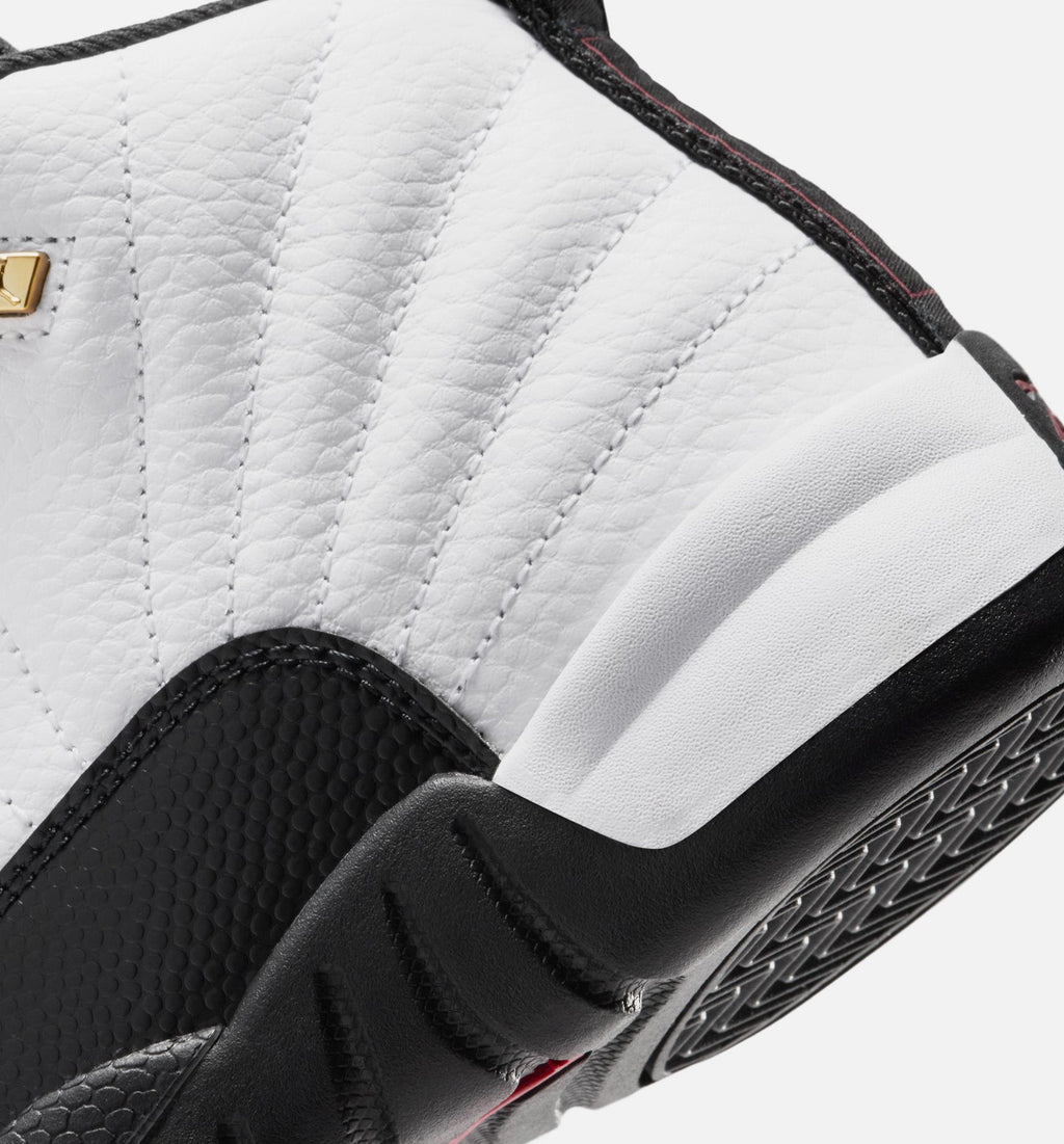 Air Jordan 12 Retro Taxi Preschool - White/Black/Taxi