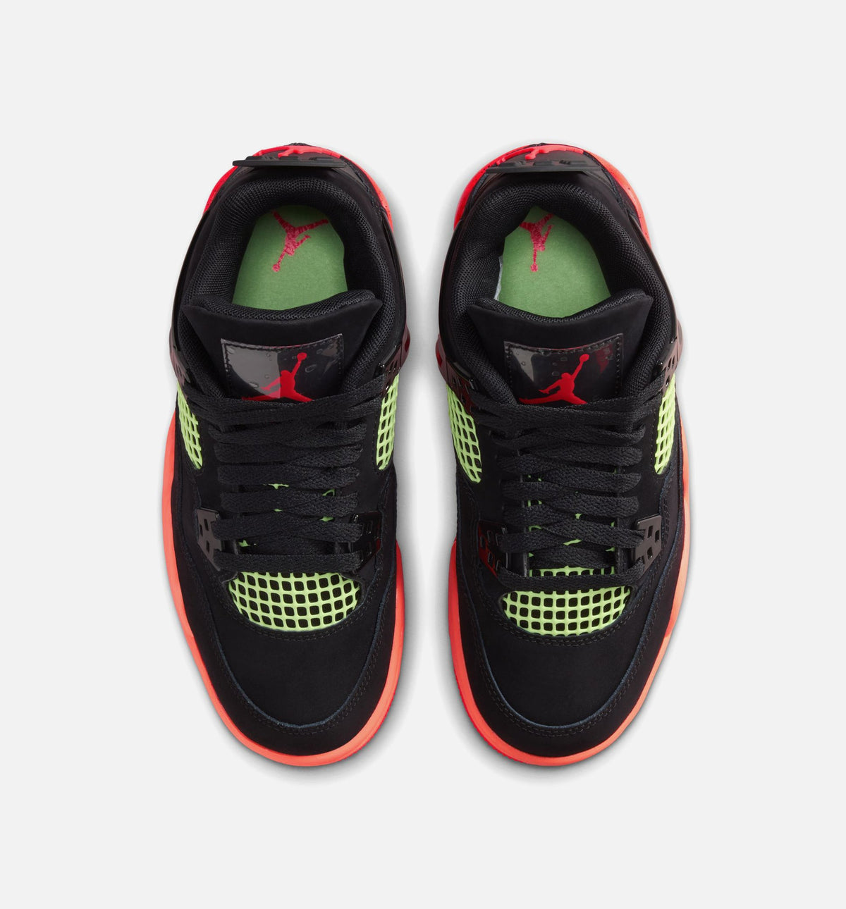 Air Jordan 4 Retro Black Infrared 23 Grade School - Black/Infrared 23/Bright Mango