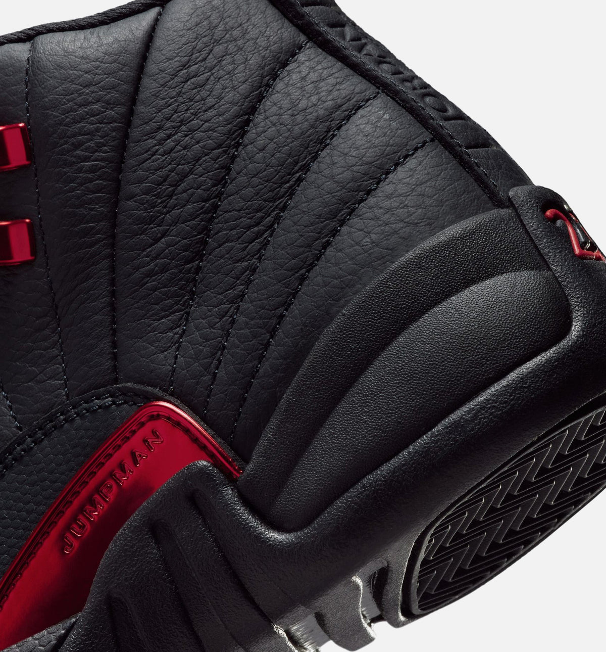 Air Jordan 12 Retro Bloodline Grade School - Black/Varsity Red
