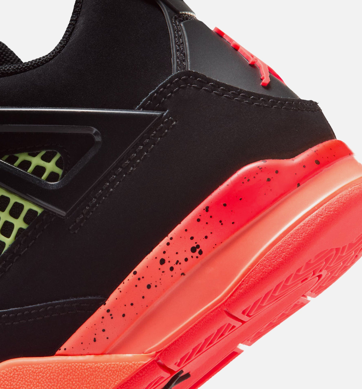 Air Jordan 4 Retro Black Infrared 23 Preschool - Black/Infrared 23/Bright Mango