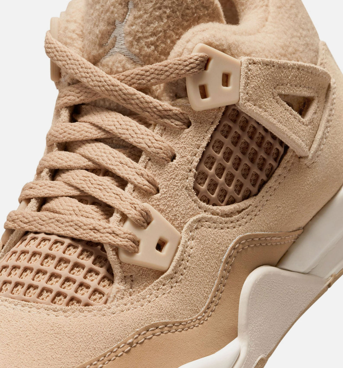 Air Jordan 4 Retro Cozy Girl Preschool - Hemp/Light Orewood Brown