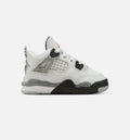 Air Jordan 4 Retro White Cement Infant/Toddler - Summit White/Fire Red/Cement Grey/Black