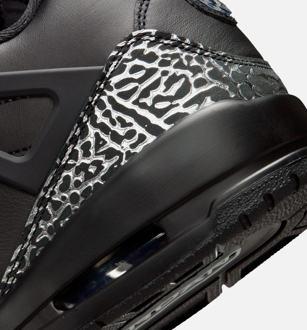 Spizike Low Men's Basketball Shoe - Black/Metallic Silver