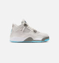 Air Jordan 4 Retro Blue Chill Preschool - Photon Dust/Blue Chill/Flat Pewter/White/Blue Tint